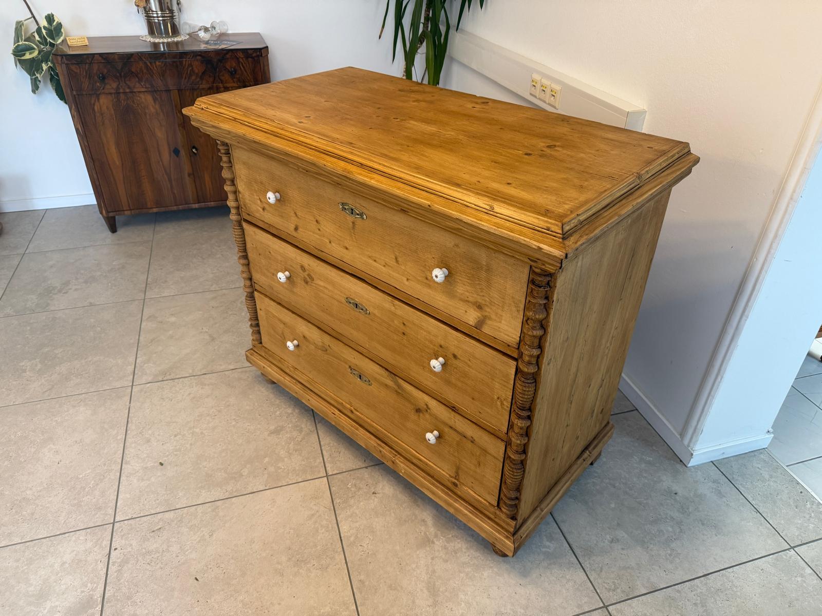 Originale Gründerzeit Kommode Restauriert Antik G2077