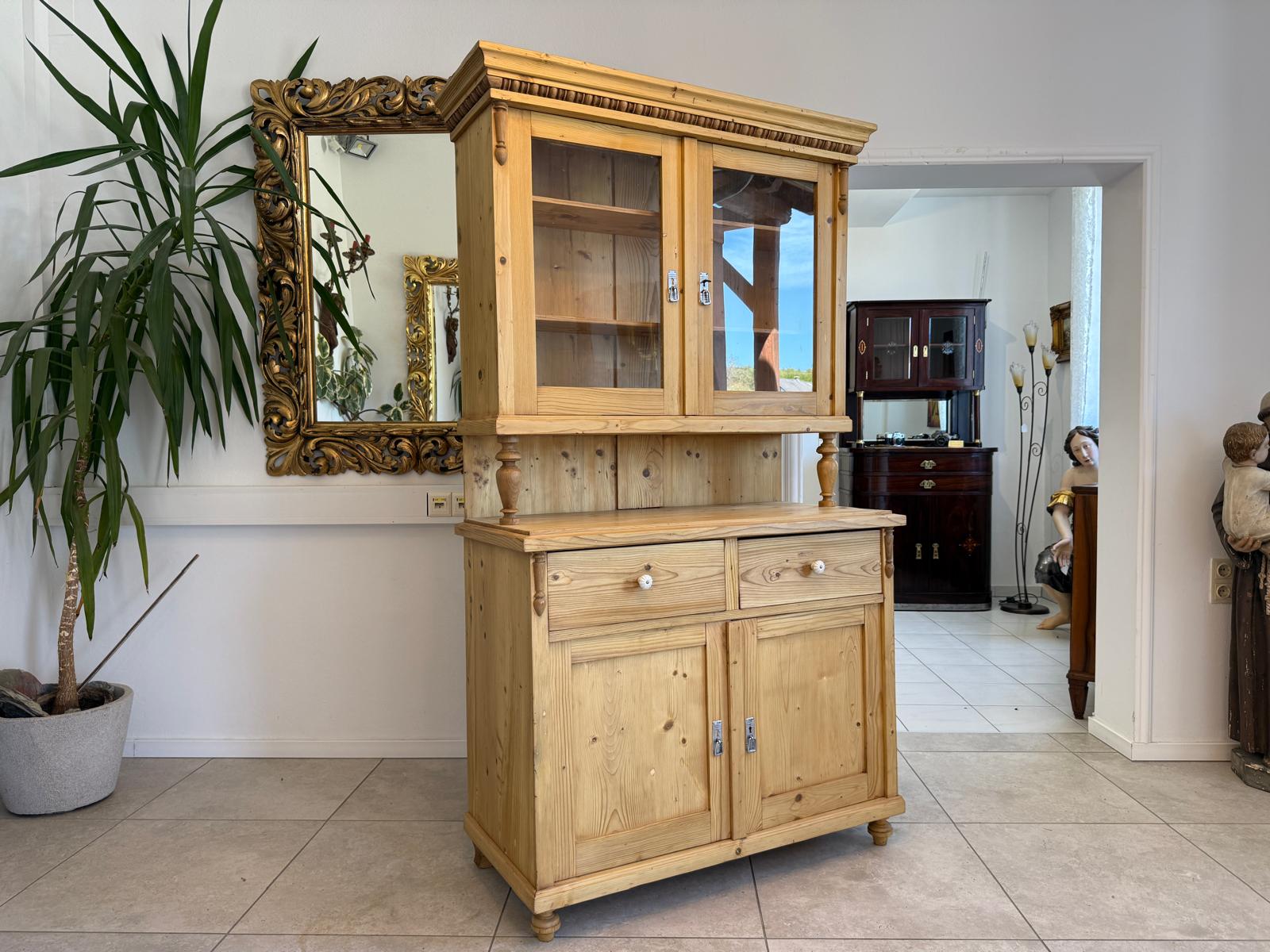 Jugendstil Küchenbuffet Küchenschrank Küchenkredenz Original D2407