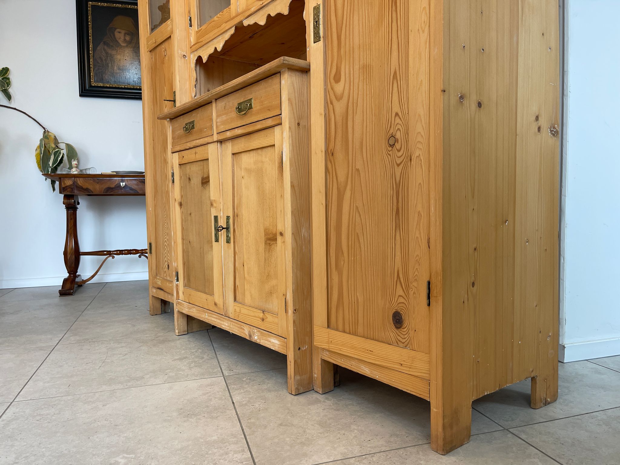 Jugendstil Garderobenschrank Dielenschrank Bauernmöbel G1514