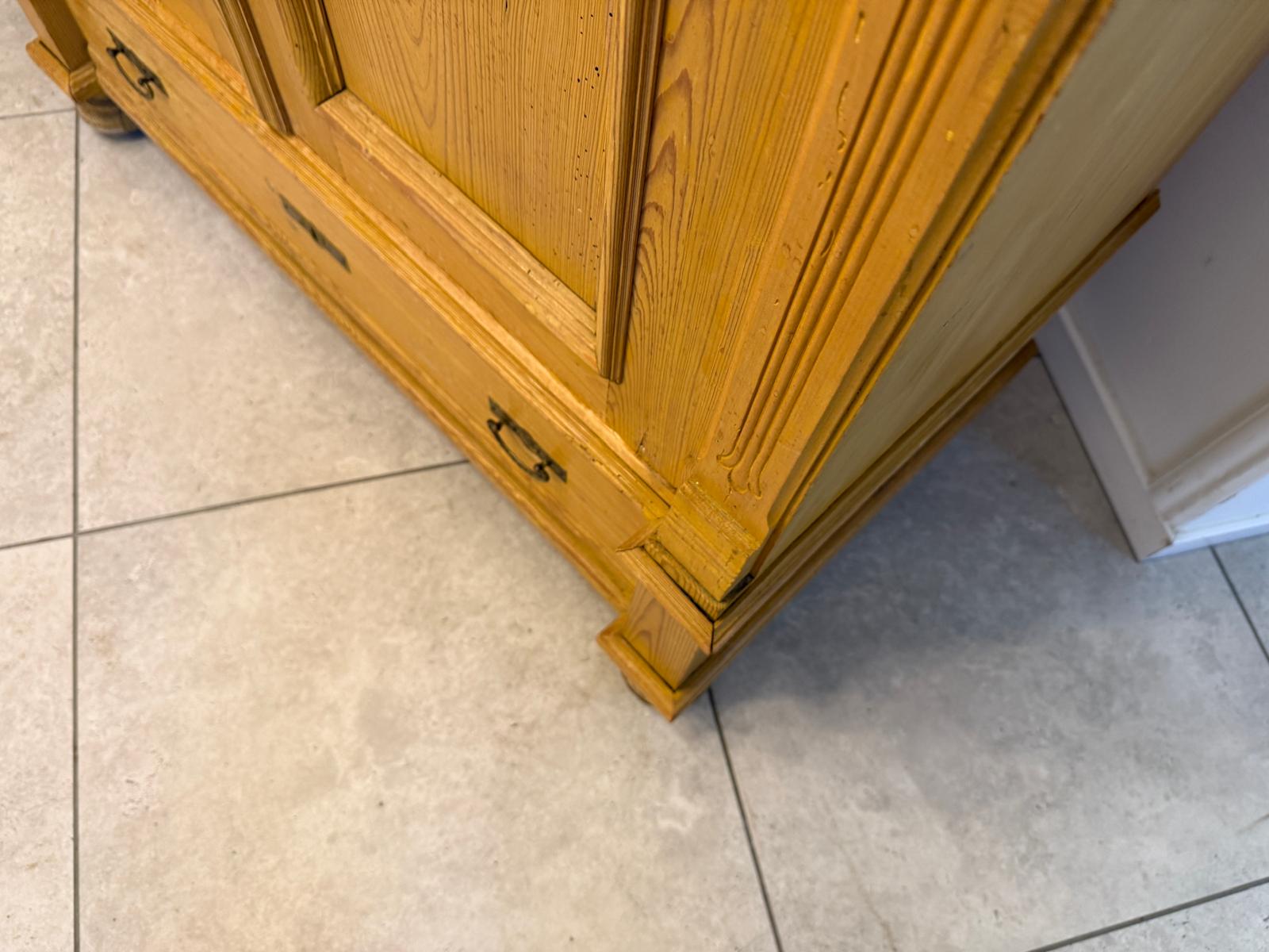 Gründerzeit Bauernschrank Bauernkasten Garderobenschrank Weichholz G2400