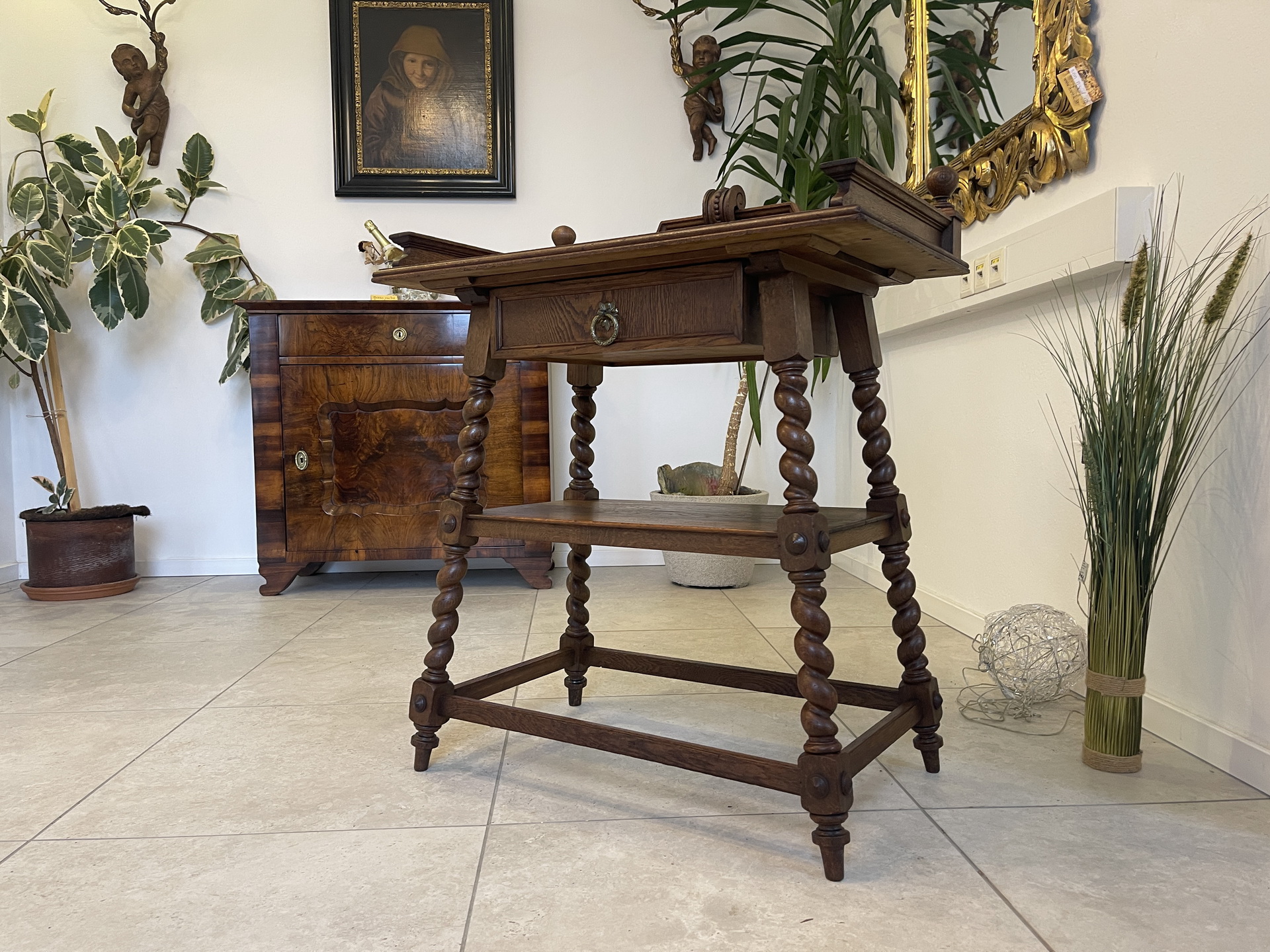 IMG_4524YBJGwlC60EwlZ Originaler Gründerzeit Tisch Beistelltisch A4219