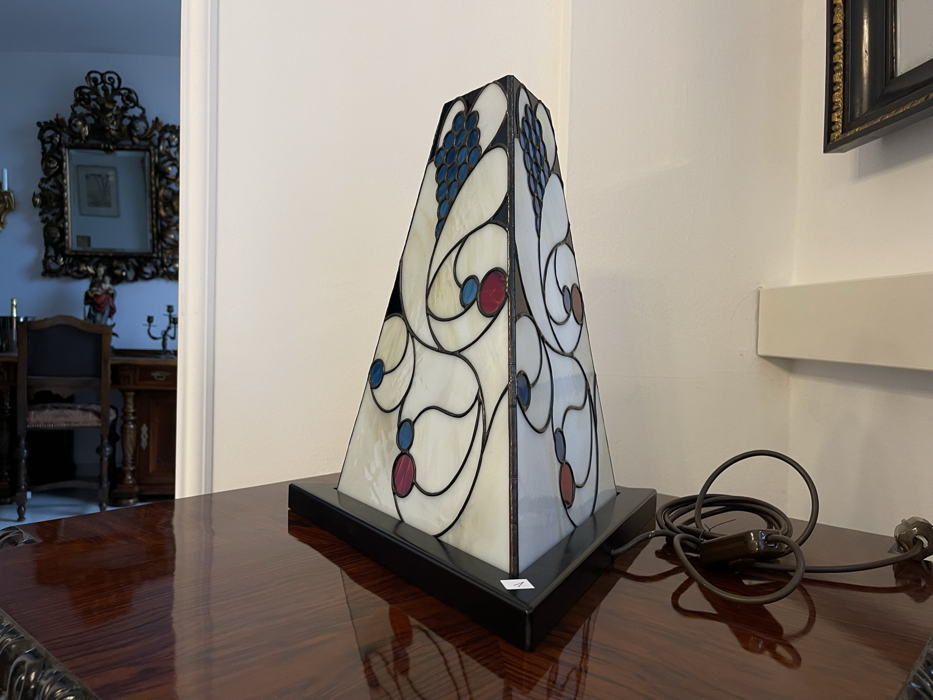 tiffany-glaskunst-_02 Echtglas Lampe Tiffany Glaskunst Trauben Klaunser Kl1
