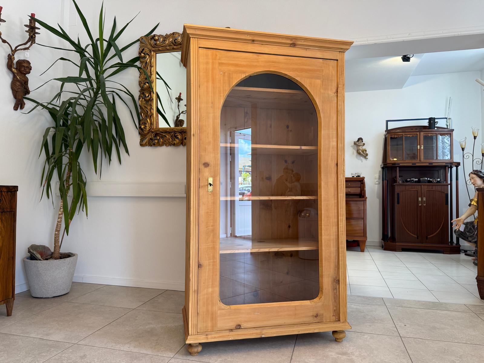 Originale Gründerzeit Bauernvitrine Bauernschrank Bauernvitrine G1940