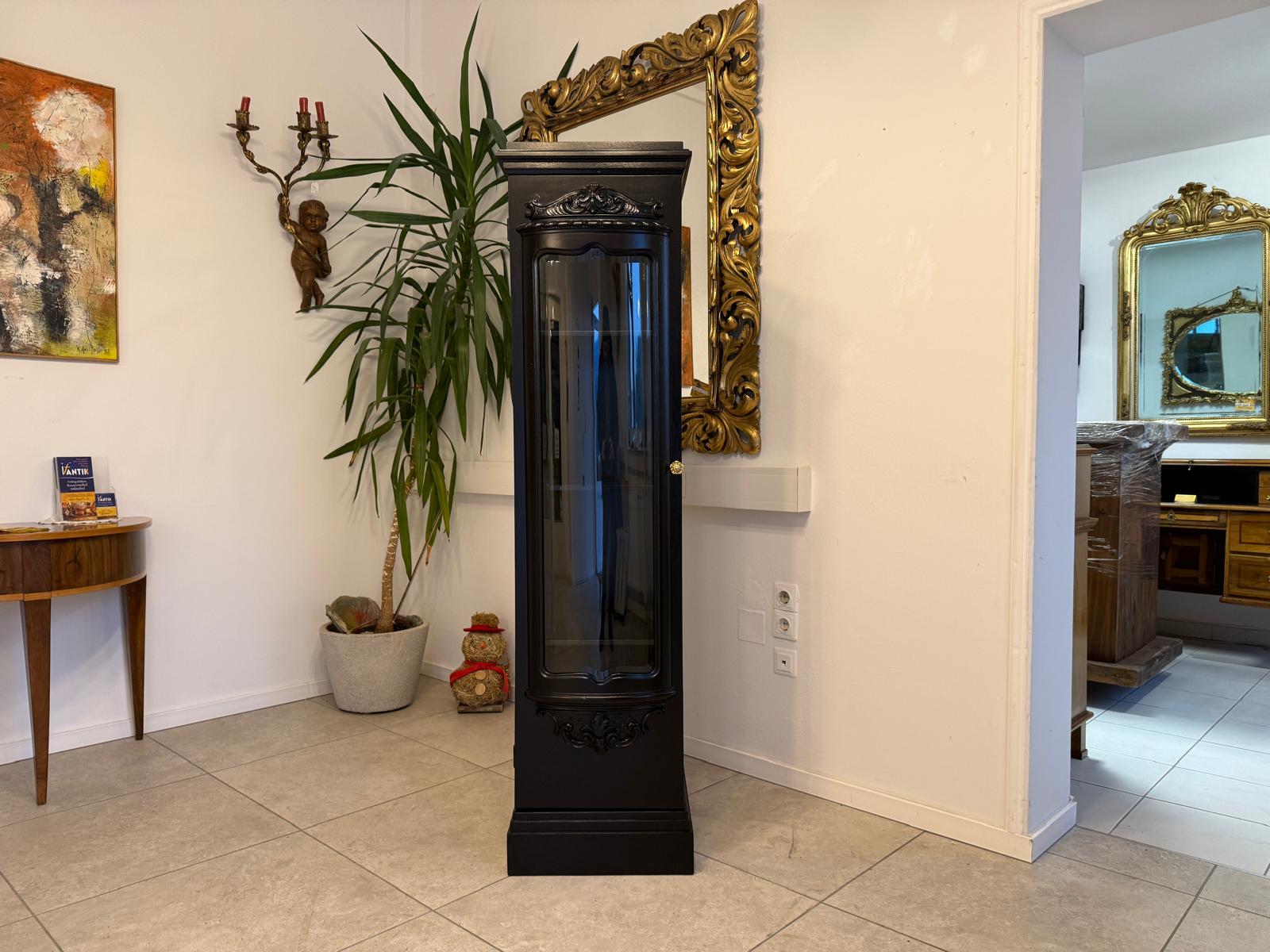 Sale Restauriertes Jugendstil Vitrine Pfeilervitrine Glasschrank Traum G2390