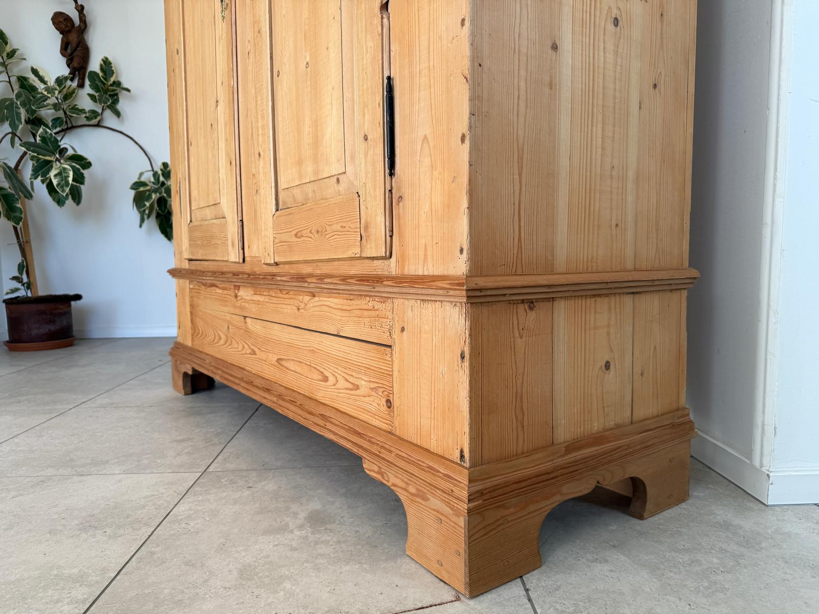 Originaler Bauernschrank Biedermeierschrank Hallenschrank Bauernkasten G2175