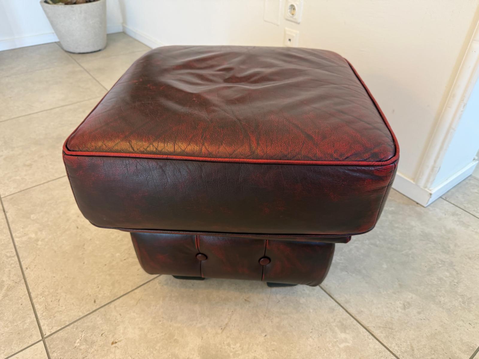 Exclusiver Chesterfield Hocker Traum G2087