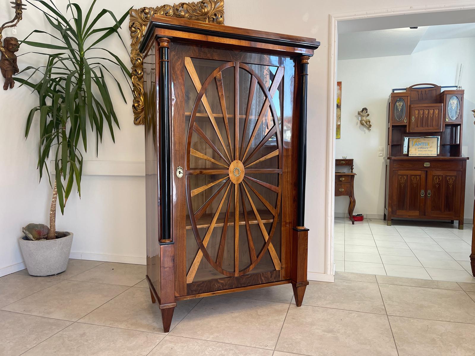 Sale Empire Vitrine Sonnenvitrine Bücherschrank Antiquität G1372