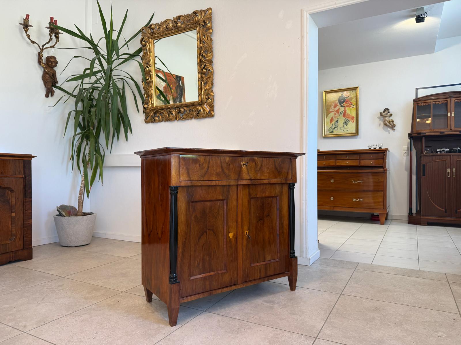 Originales Biedermeier Trumeau Anrichte Antiquität G1840