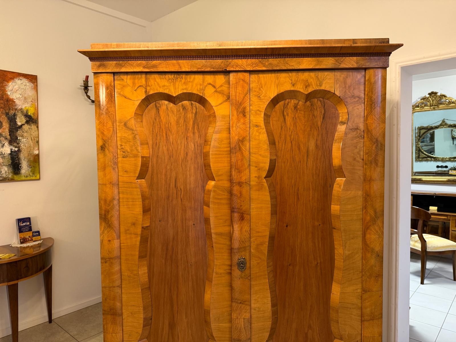 Original Biedermeier Schrank Kleiderkasten Keilschrank G2329