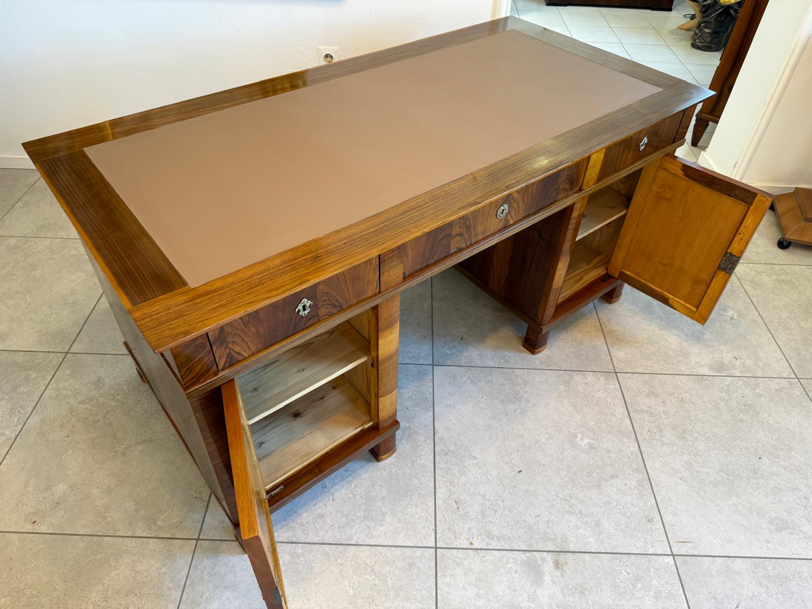 Restaurierter Biedermeier Schreibtisch Sekretär Bürotisch Antiqutität G2163