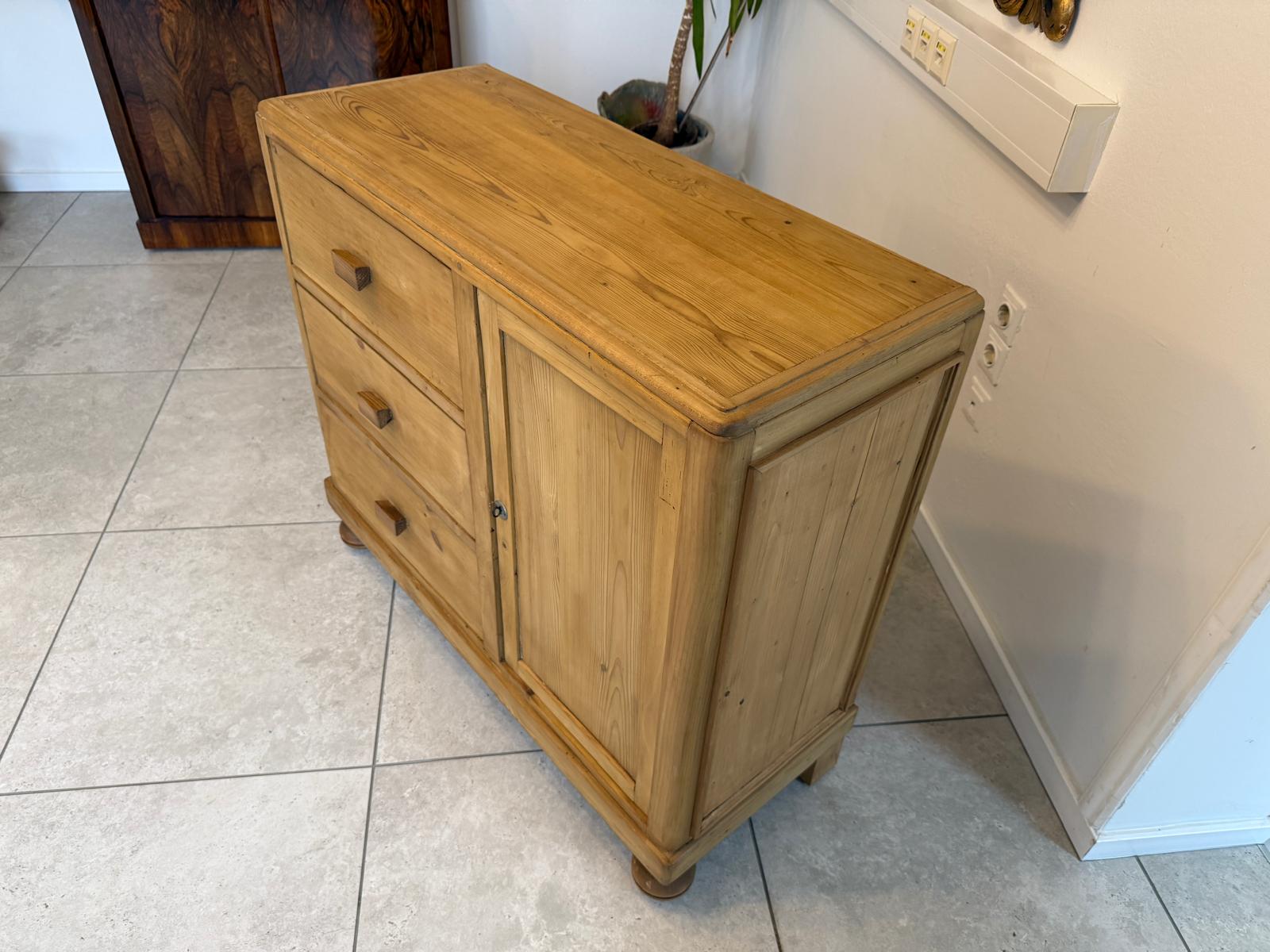 Jugendstil Ladenkommode Bauernmöbel Bauernmöbel Bauernschrank Weichholz D1124