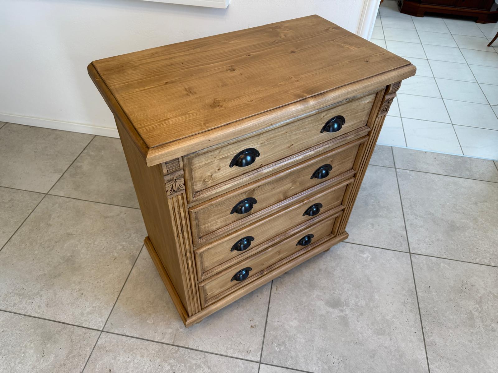 Massive Ladenkommode Ladenschrank Apothekerschrank Bauernmöbel G1782