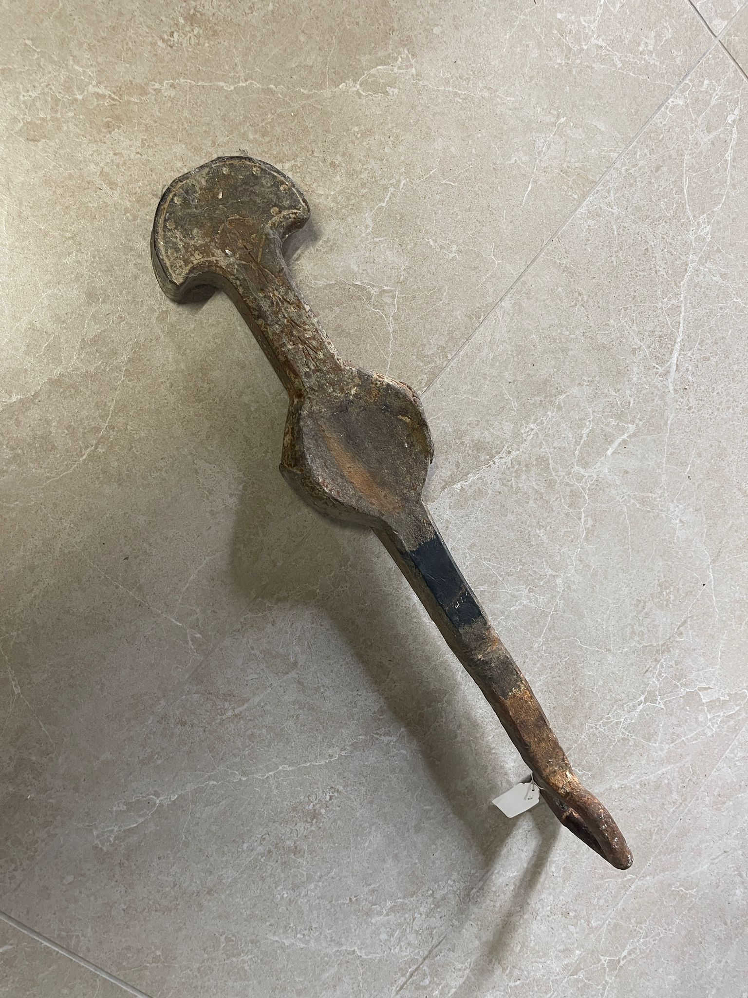 Wuchtiger Glockenklöppel aus Eisen – um 1850 Eisenklöppel G1637 Wuchtiger Glockenklöppel aus Eisen – um 1850 Eisenklöppel G1637