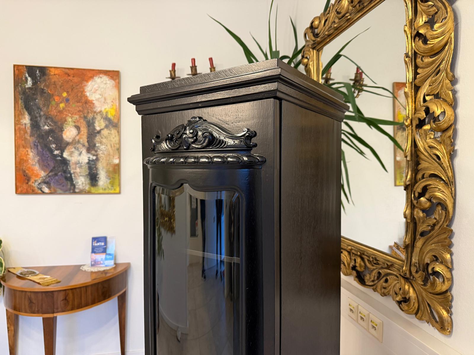 Sale Restauriertes Jugendstil Vitrine Pfeilervitrine Glasschrank Traum G2390