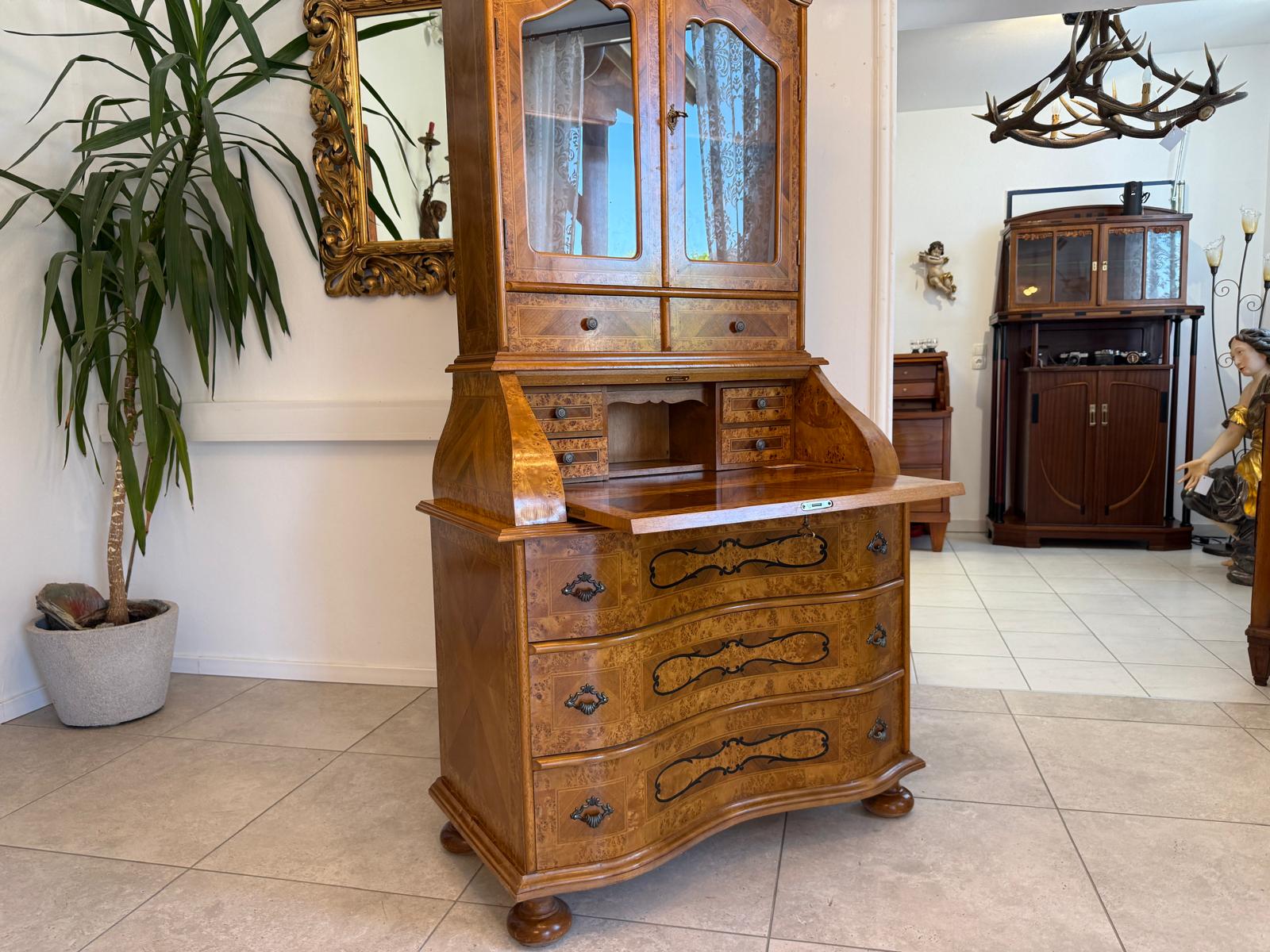Tabernakel Barockstil Aufsatzsekretär Ladenschrank G1995