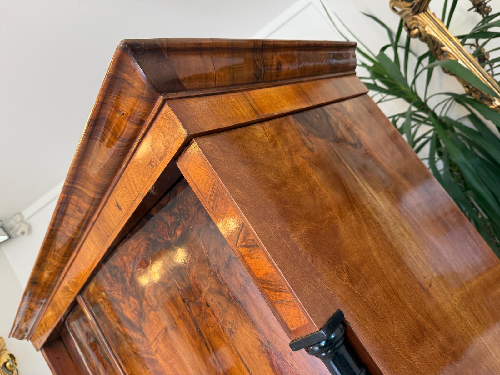 Sale Empire Säulen Hallenschrank Restauriert Antik Antiquität D1209