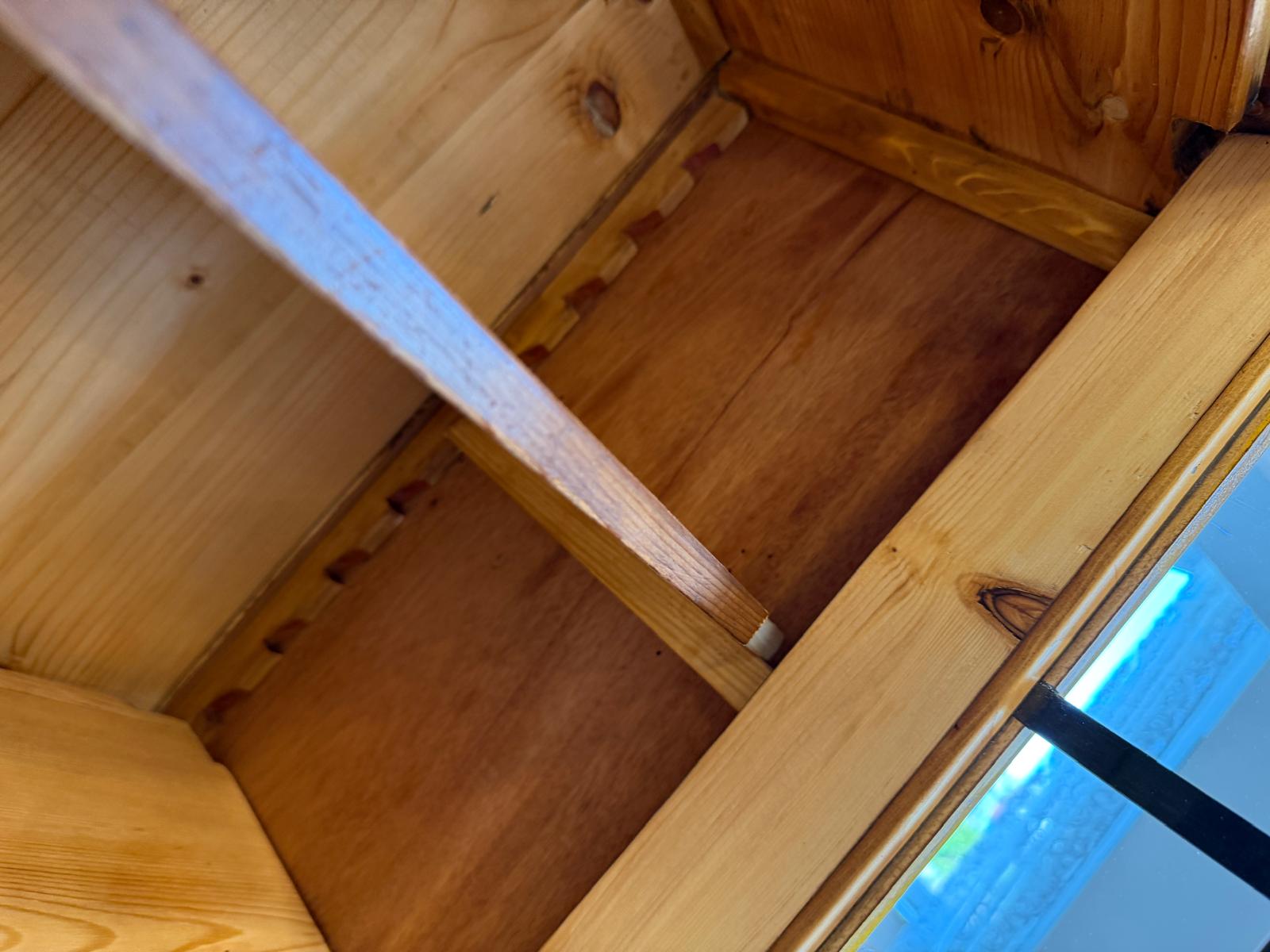 Biedermeier Vitrine Bücherschrank Glasschrank Antiquität D2371