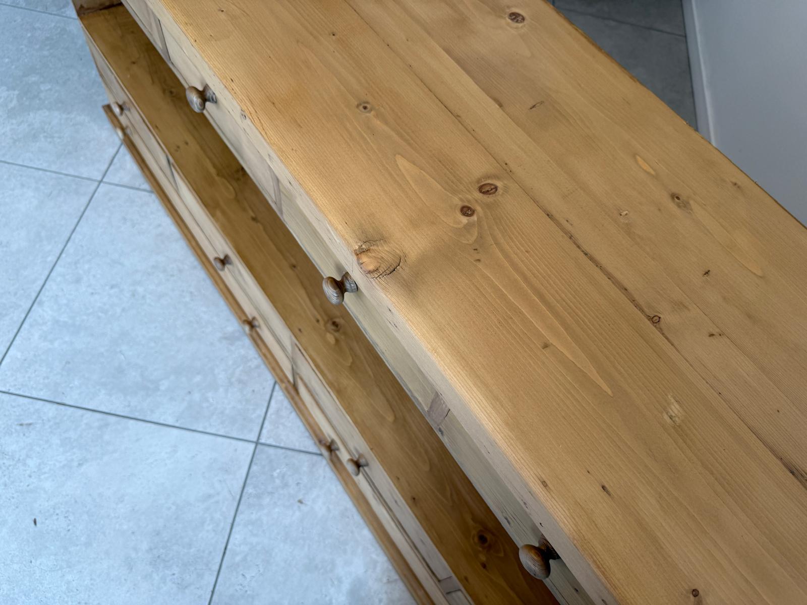 Praktische bäuerliche 12 Laden Kommode Anrichte Sideboard G2069