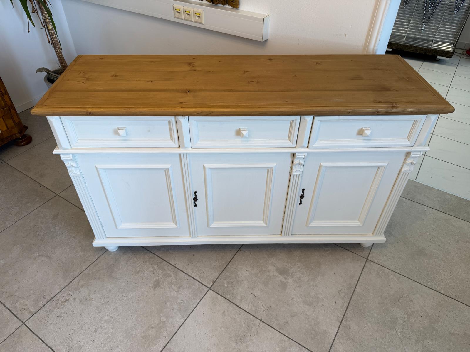 Antike Apothekenschrank 3 Ladenkommode Ladenschrank Chabby Chic D2820