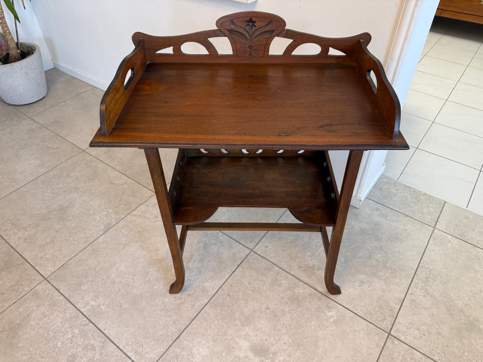 Originaler Jugendstil Tisch Serviertisch Traum G1972