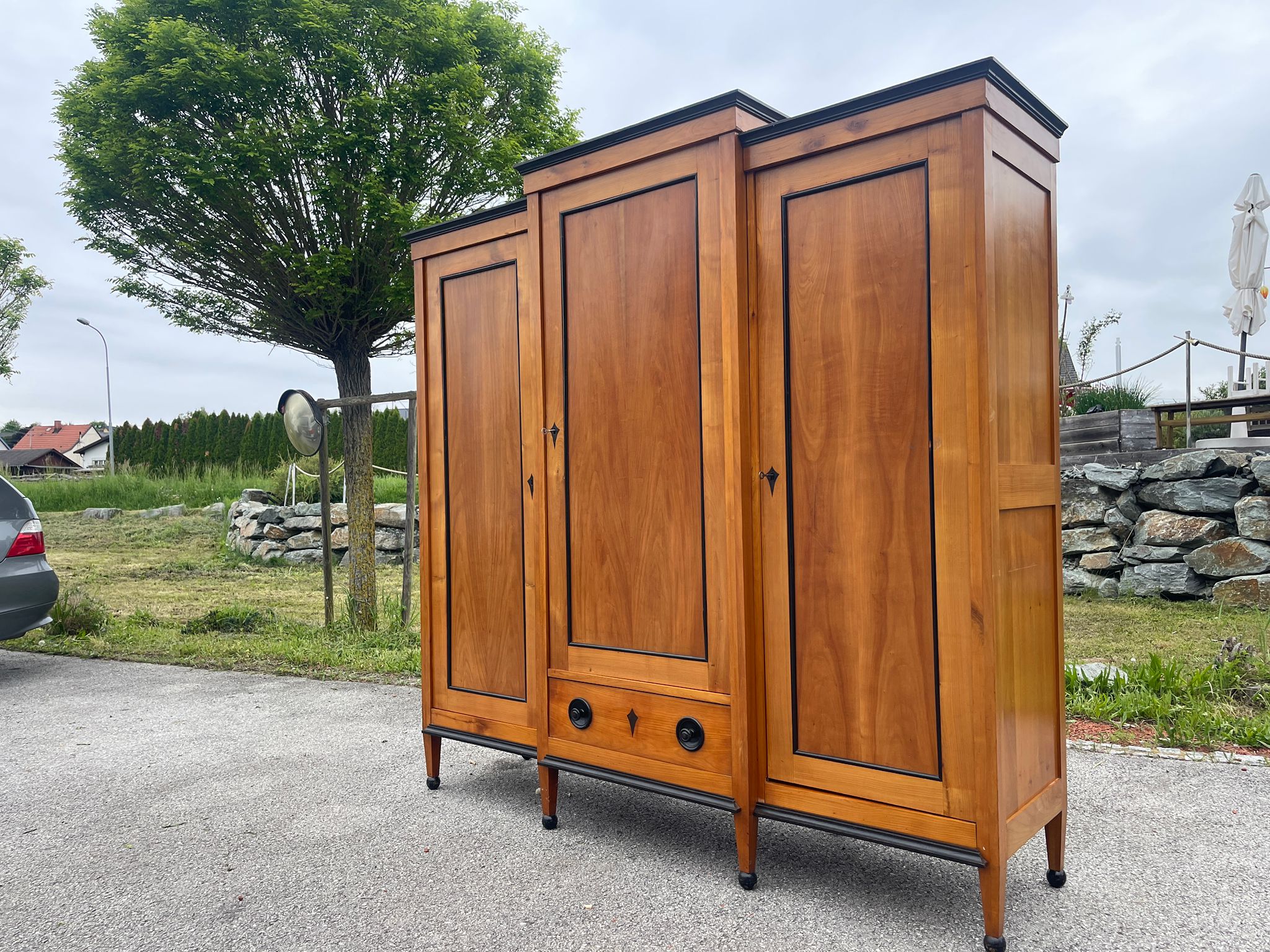 Jugendstil Garderobenschrank Kleiderschrank Schrank G1613