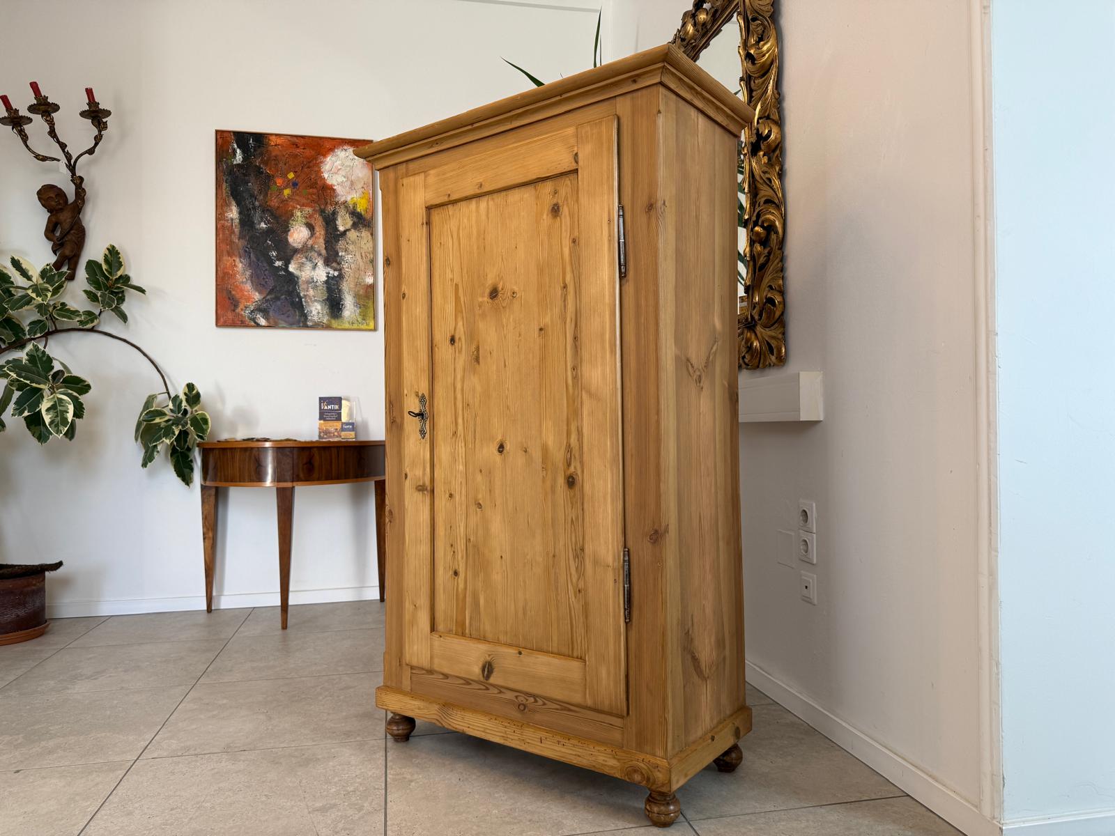 Bäuerliches Biedermeier Bauernschrank Halbschrank Vertiko G2203