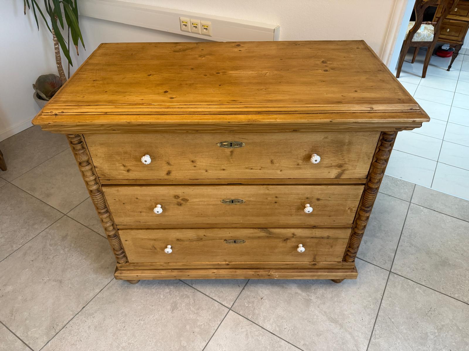 Originale Gründerzeit Kommode Restauriert Antik G2077