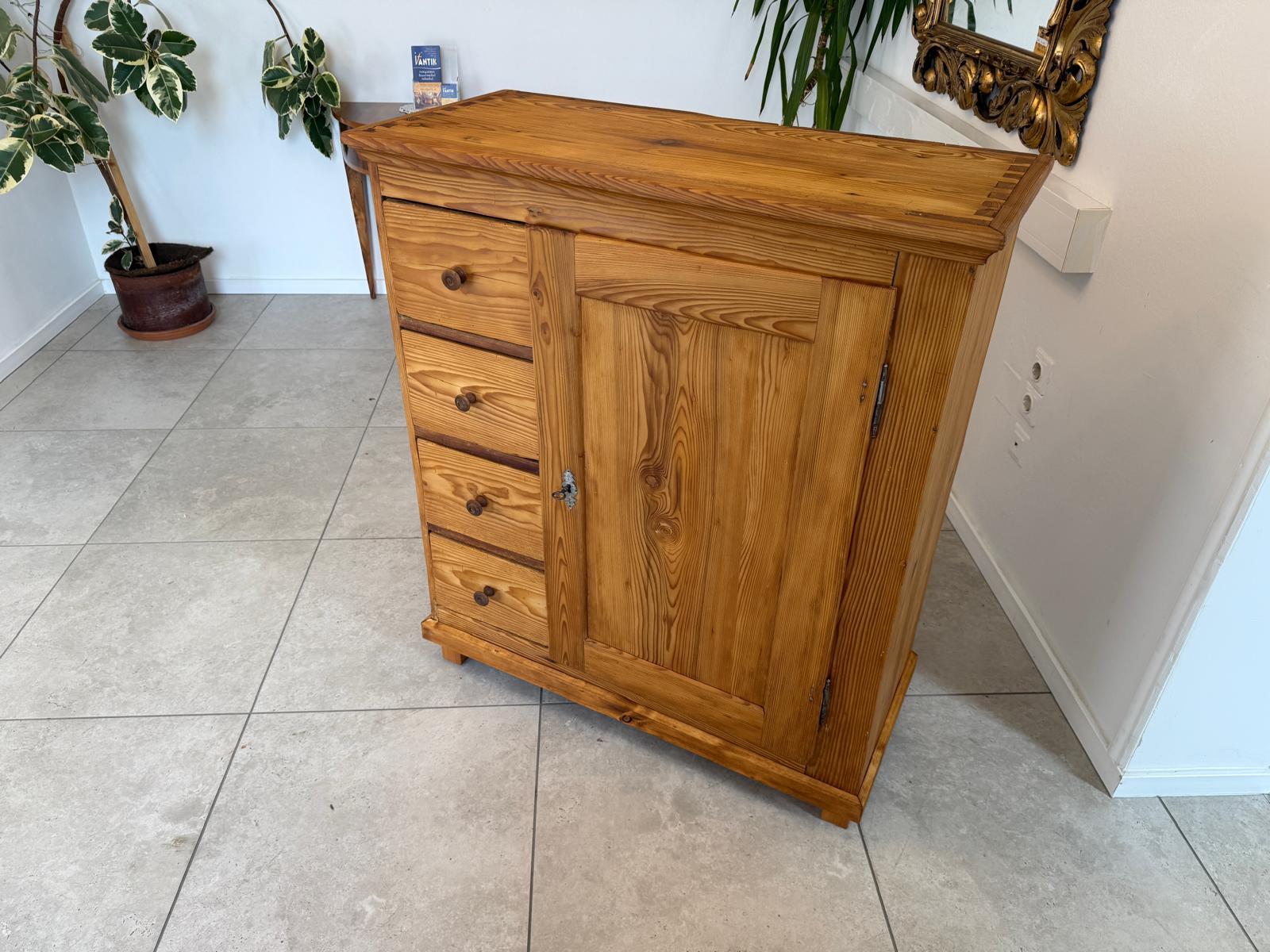 Brotschrank Almerschrank Speiskasten Bauernkasten Naturholzschrank Antik G2170