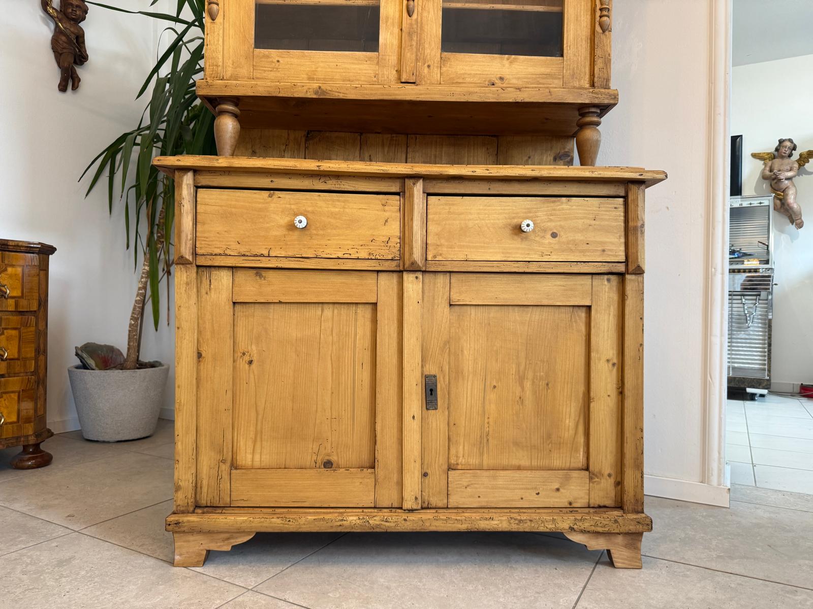 Originale Gründerzeit Küchenkredenz Bauernschrank Bauernkredenz D2631