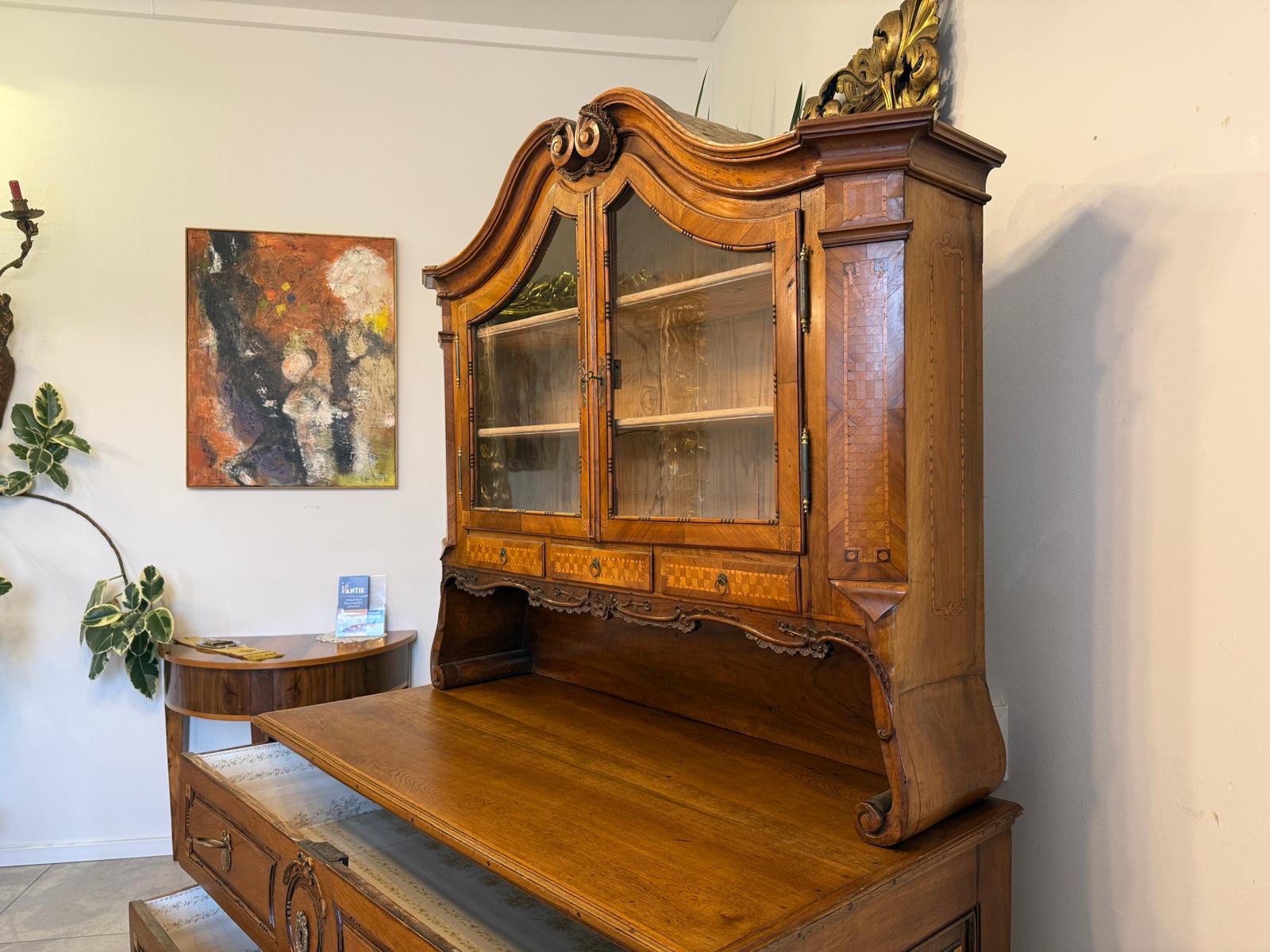 Originaler Josefinischer Aufsatzsekretär Aufsatzkommode Antiquität G2371