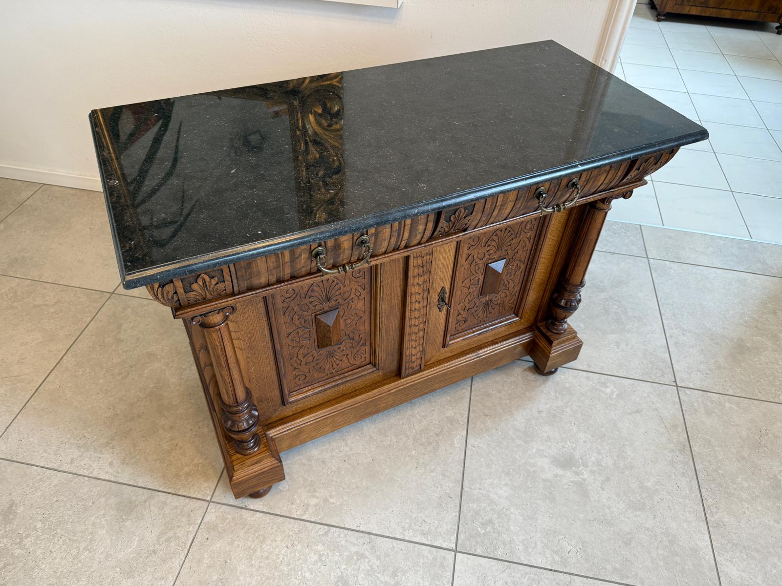 Sale Gründerzeit Anrichte Säulen Kommode Original Waschtisch G2248