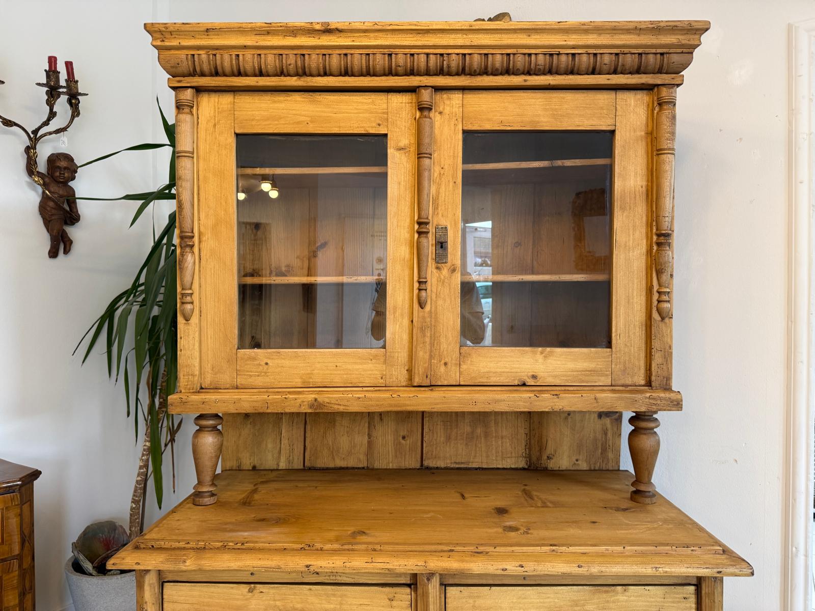 Originale Gründerzeit Küchenkredenz Bauernschrank Bauernkredenz D2631
