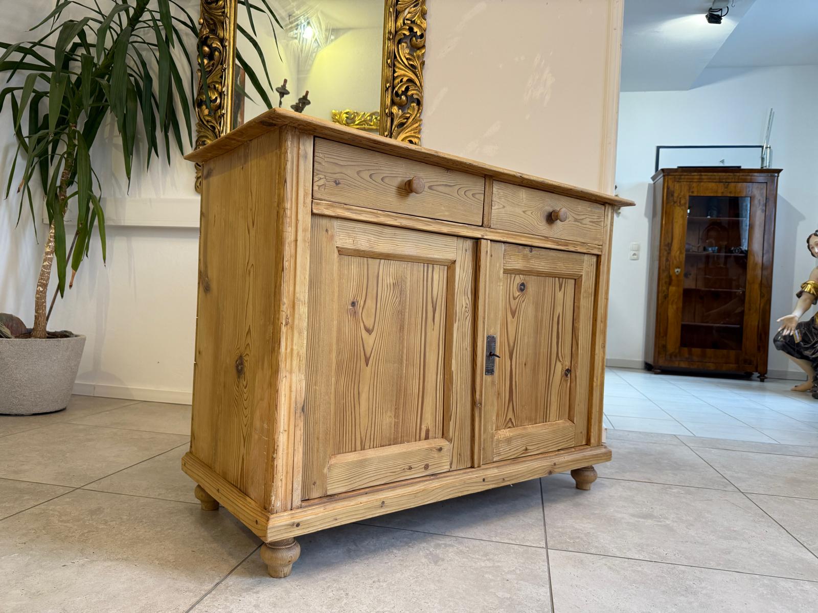 Bäuerliche Gründerzeit Anrichte Kommode Kasterl Bauernmöbel Antik G2217