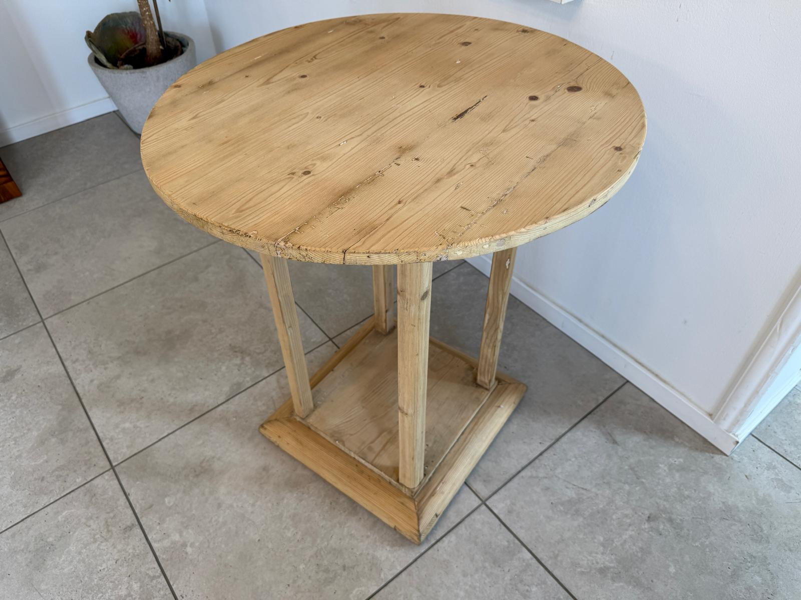 Bäuerliches Jugendstil Tischerl Beistelltisch Bauerntisch D2433