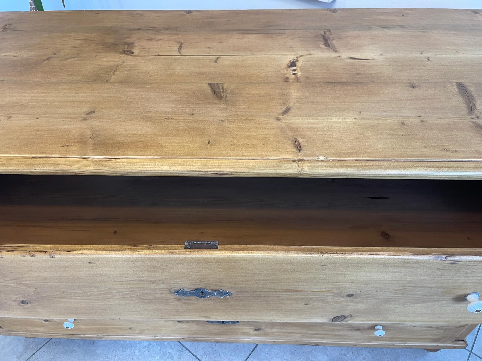 Restaurierte Übergroße Biedermeier Kommode Ladenkommode Bauernstube G1235
