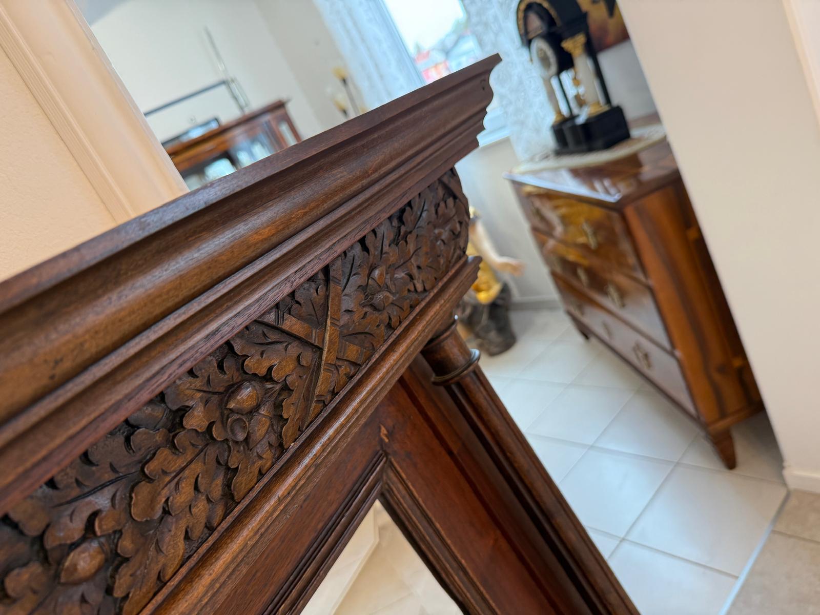 Gründerzeit Wandspiegel Dekospiegel Antik G2143