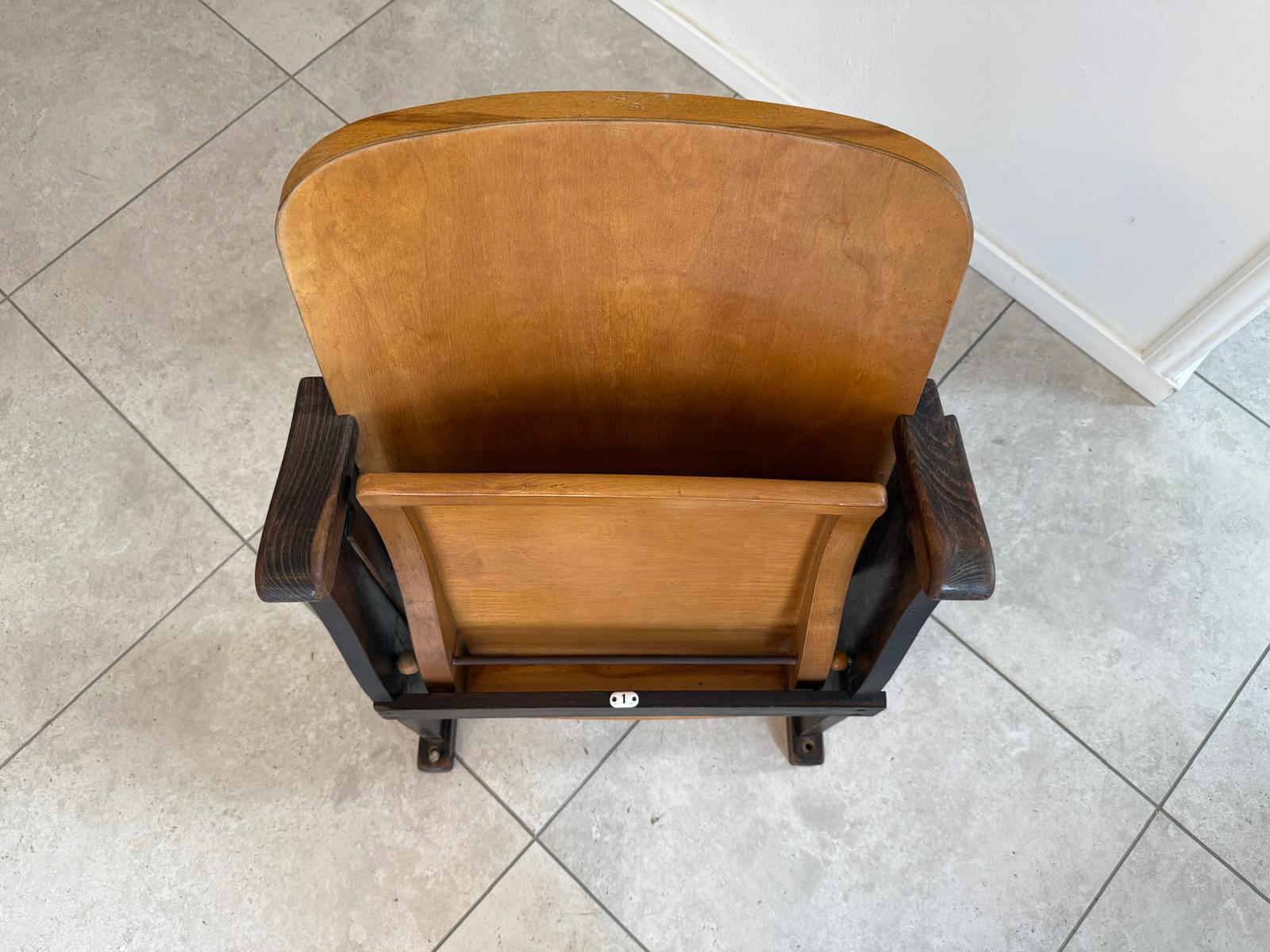 Originale Kinosessel 1er Sitz Klappstuhl Stuhl Sitzgruppe G2129