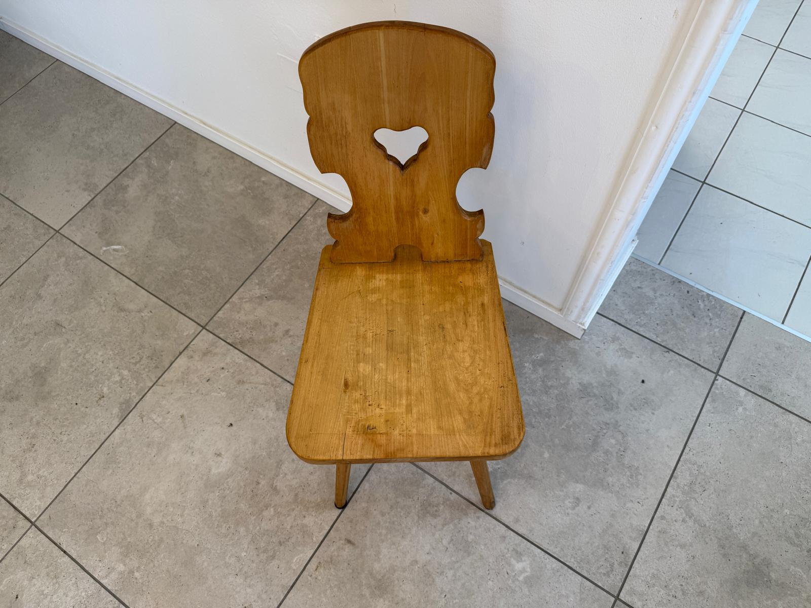 Alter Bauernsessel Sessel Stuhl Fichtenholz Naturholz = 1 Stück G1758