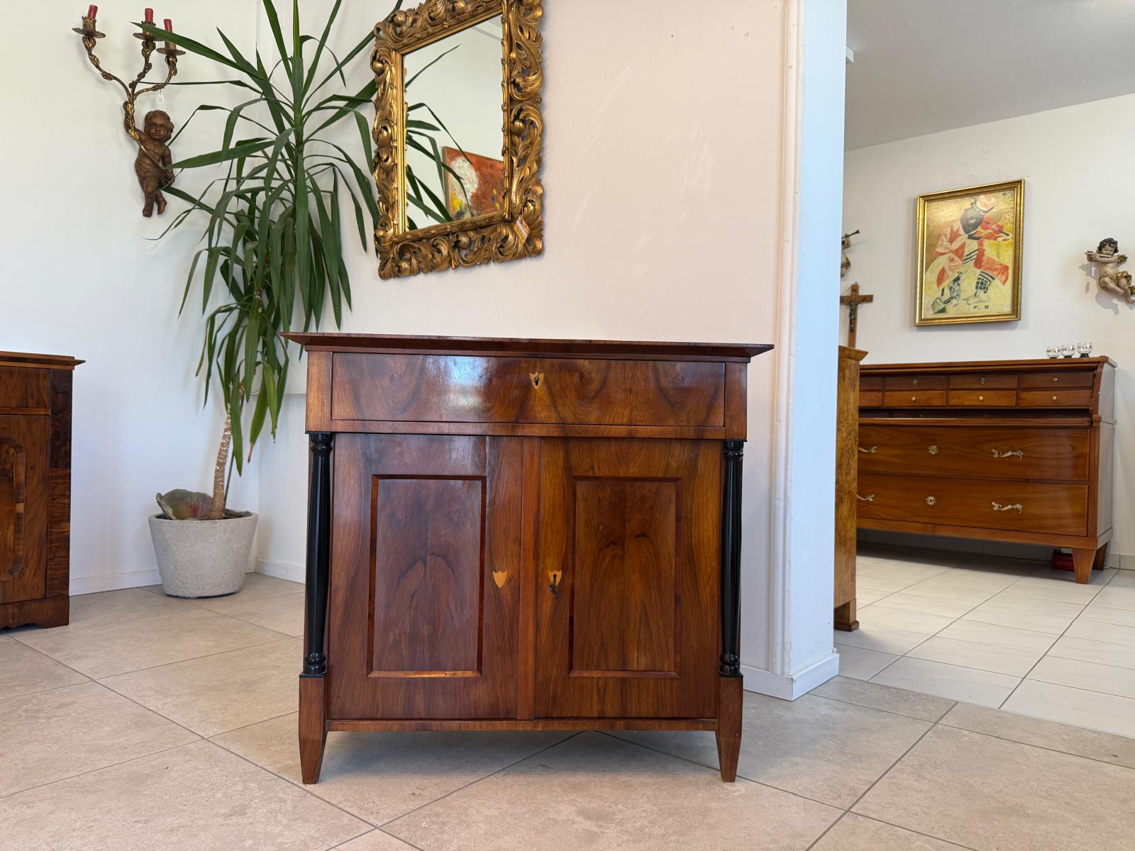 Originales Biedermeier Trumeau Anrichte Antiquität G1840