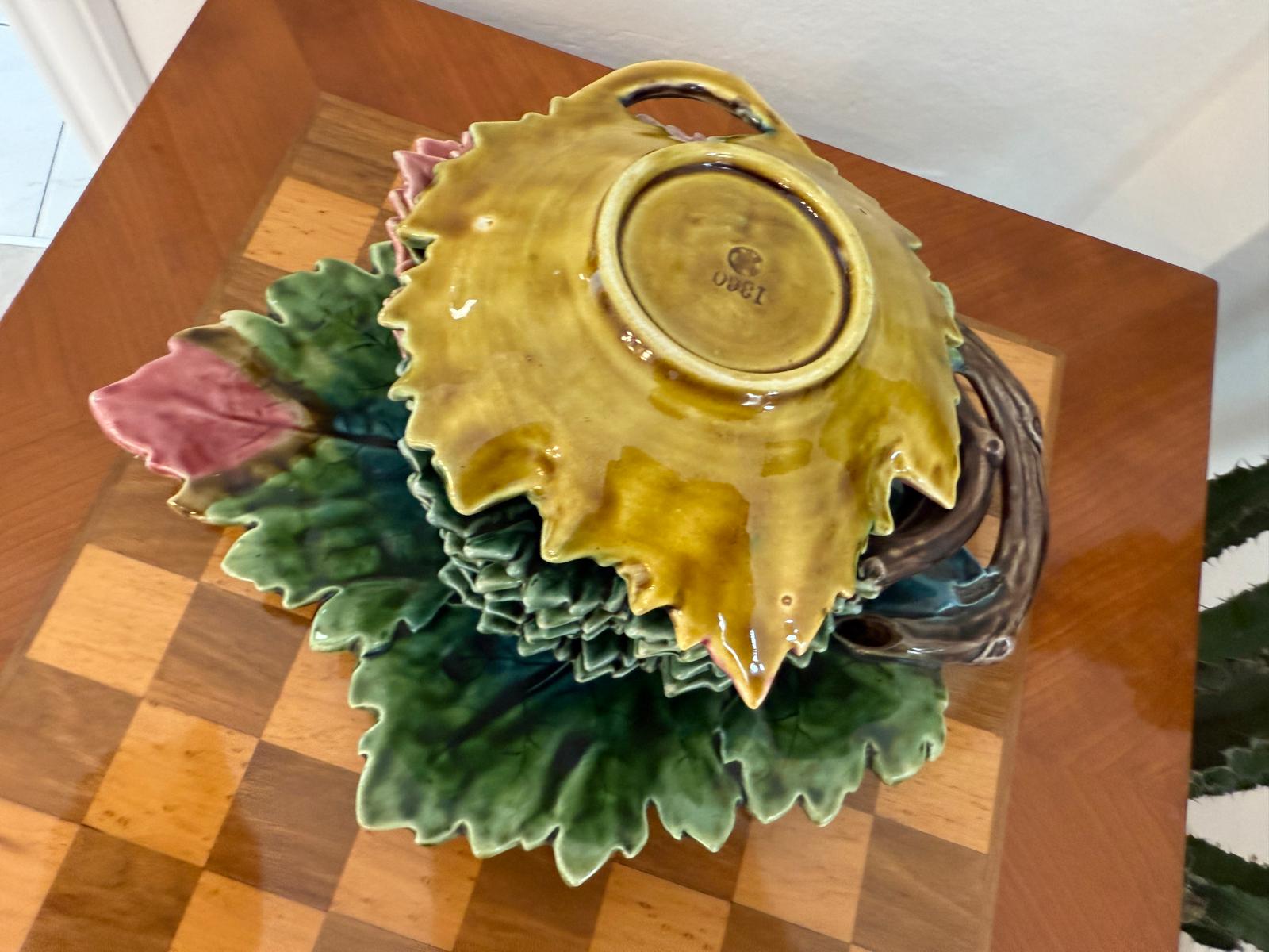 Originales Majolika-Service aus der Zeit um 1900  - G2156