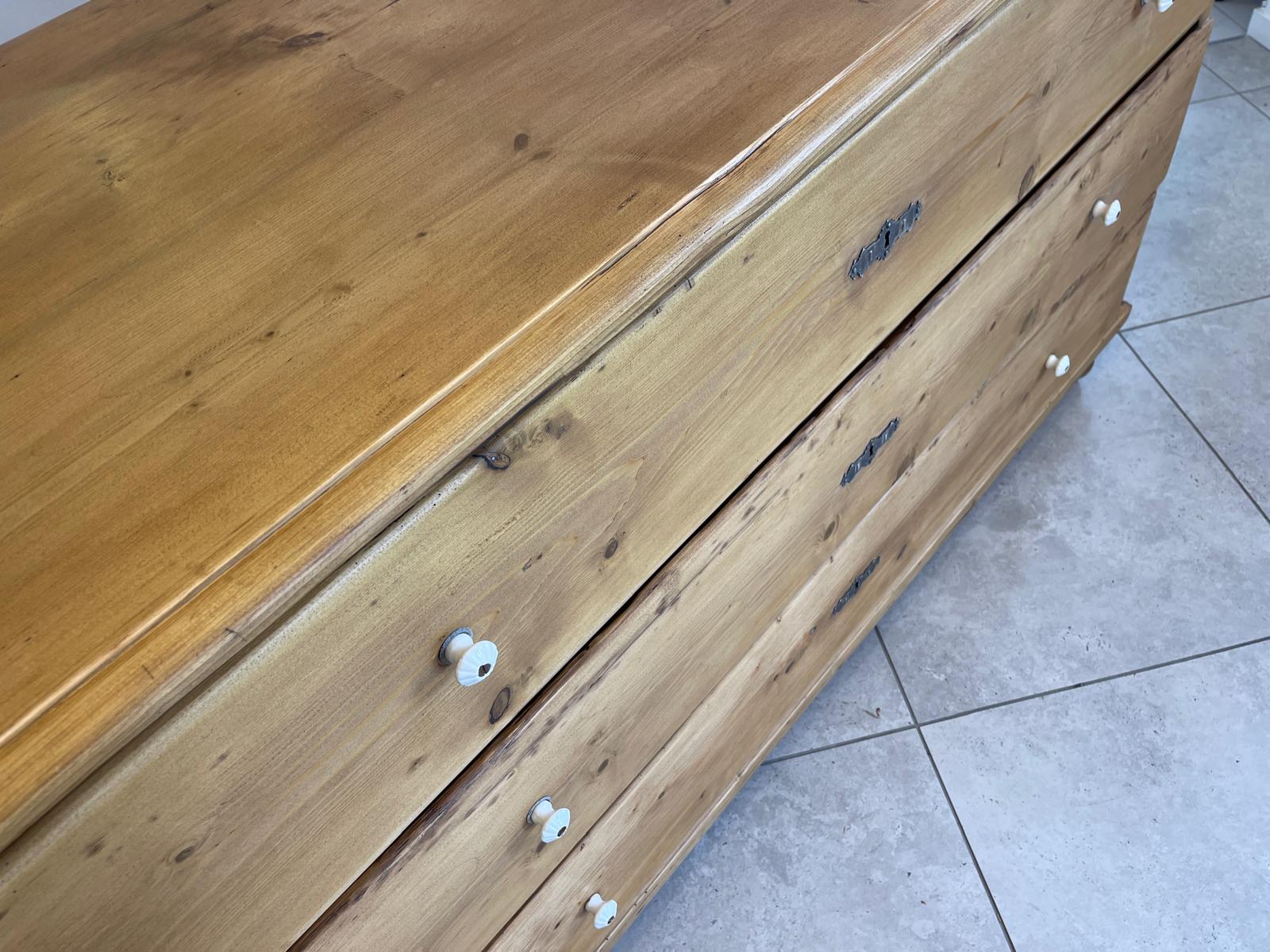 Restaurierte Übergroße Biedermeier Kommode Ladenkommode Bauernstube G1235