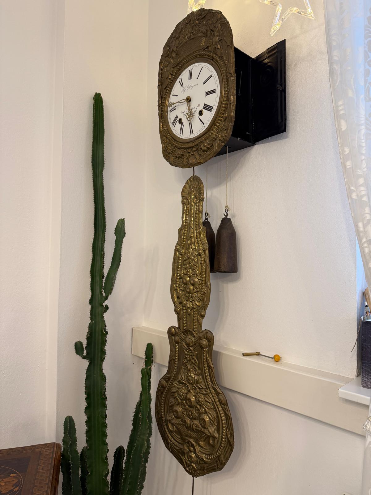 Comtoise Frankreich Wanduhr Rarität Signatur H. Piquant G2325