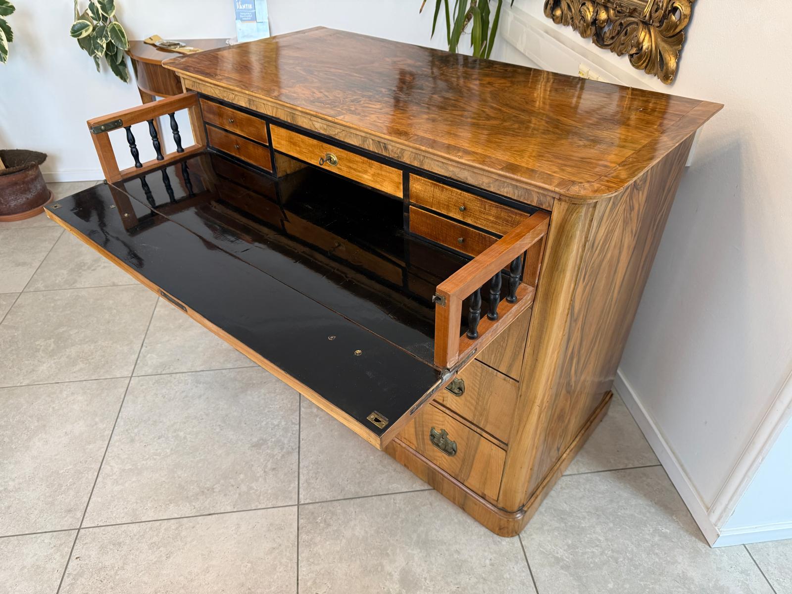 Biedermeier Schreibkommode Ladenkommode Original Antiquität D1007
