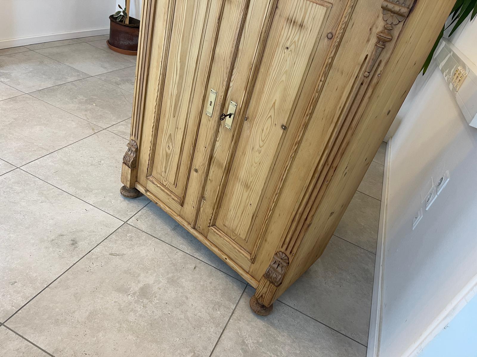 Biedermeier Bauernschrank Halbschrank Vertiko Gründerzeit G1350