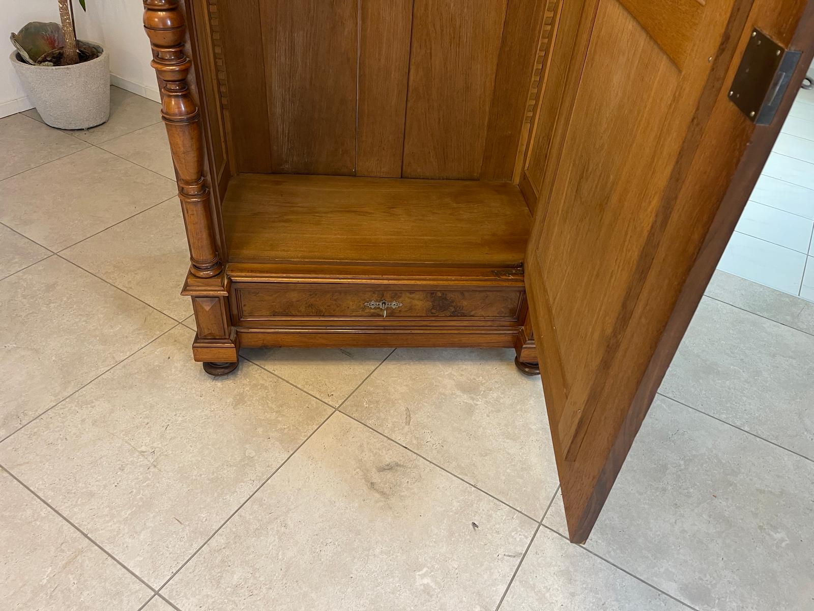 Traum Gründerzeit Kleiderschrank  Spiegelschrank Garderobenschrank Antiquität G1341