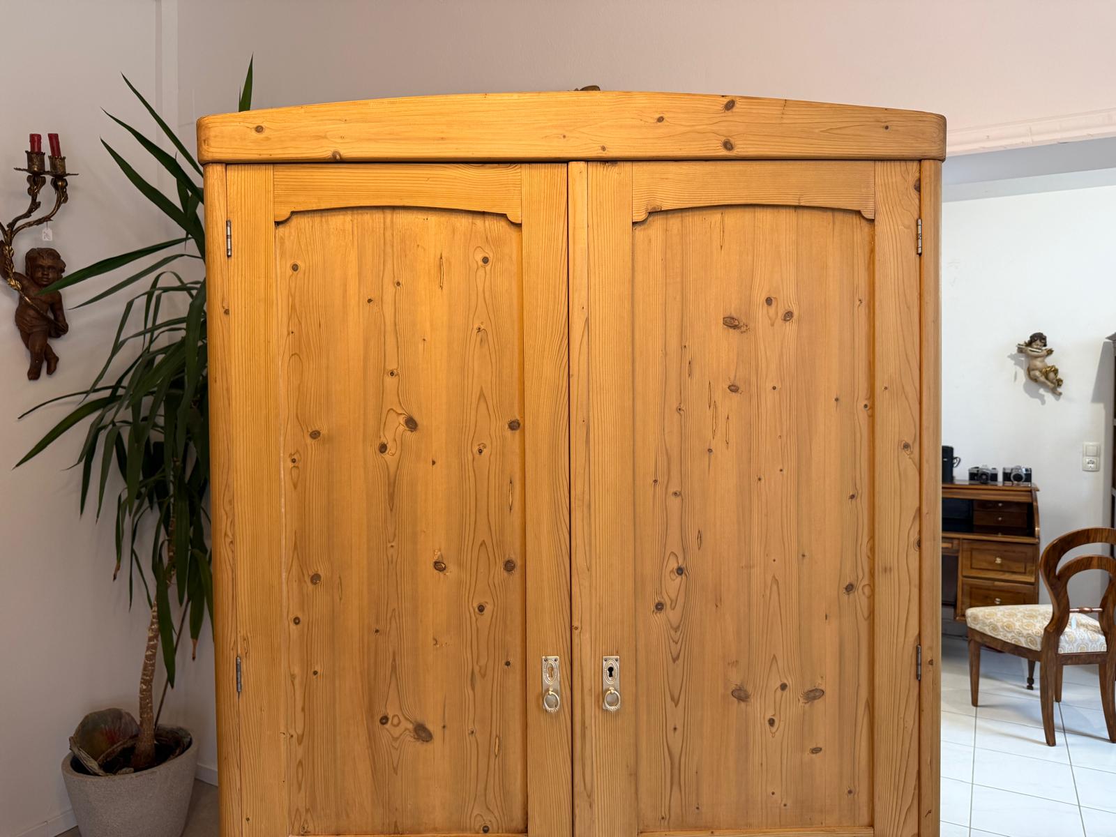 Jugendstil Bauernschrank Naturholzschrank Antik G2126