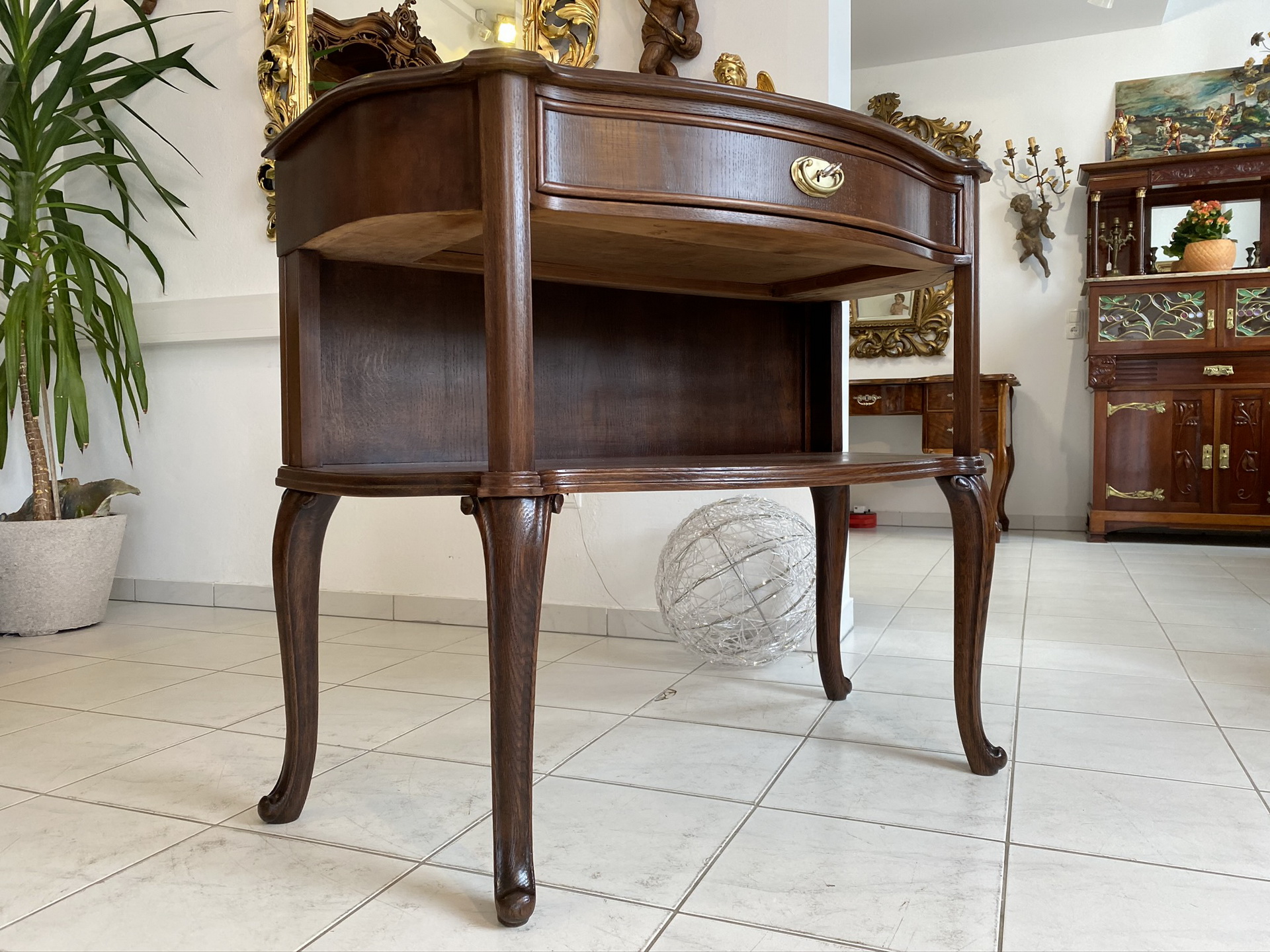 antikes-bauernm-bel-bauernschr-nke_35 restaurierte Chippendale Konsole Konsule Traumtisch E1799