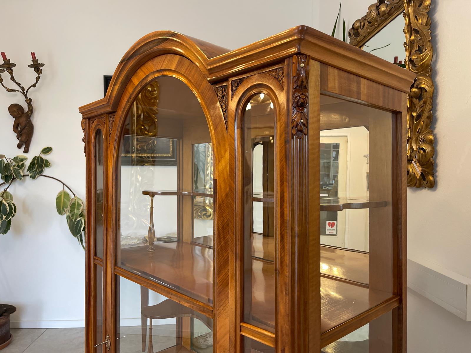 SALE Gründerzeit Vitrine Bücherschrank Sammlervitrine Antiquität G1187