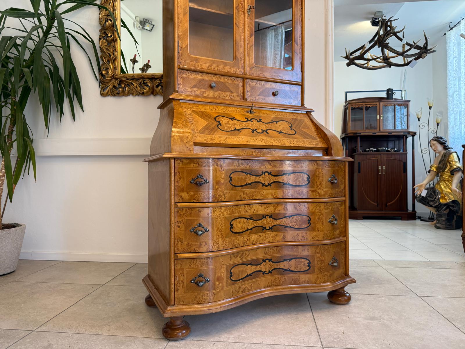 Tabernakel Barockstil Aufsatzsekretär Ladenschrank G1995