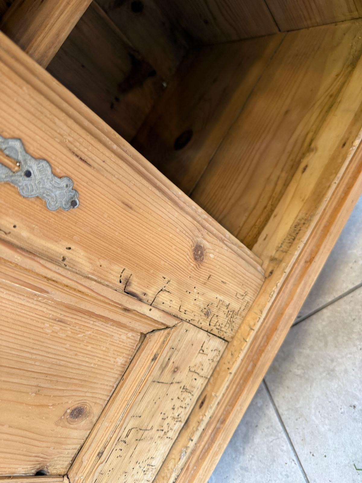 Gründerzeit Naturholschrank Küchenbuffet Küchenschrank Küchenkredenz D1032